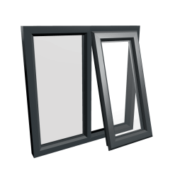 uPVC Window Anthracite Grey
