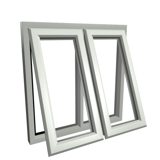 uPVC Window Agate Grey
