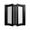 uPVC Window Black Woodgrain