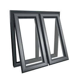 uPVC Window Anthracite Grey