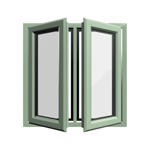 uPVC Window Chartwell Green