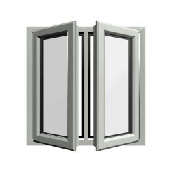 uPVC Window Agate Grey