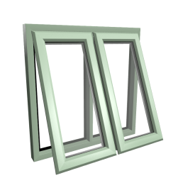 uPVC Window Chartwell Green