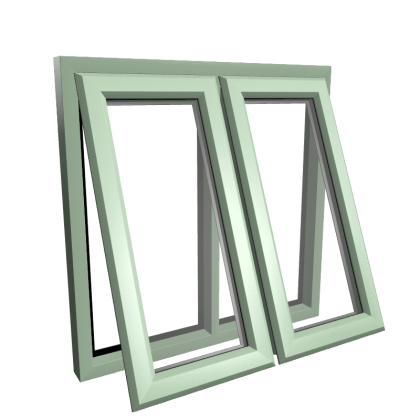 uPVC Window Chartwell Green