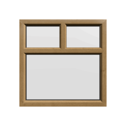 uPVC Window Irish Oak