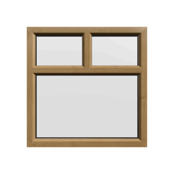 uPVC Window Irish Oak
