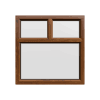 uPVC Window Golden Oak
