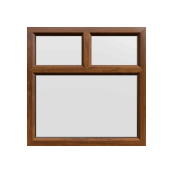 uPVC Window Golden Oak