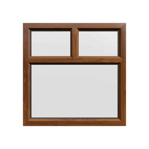 uPVC Window Golden Oak