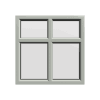 uPVC Window Agate Grey