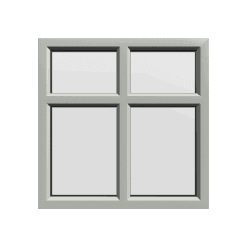 uPVC Window Agate Grey