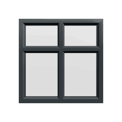 uPVC Window Anthracite Grey