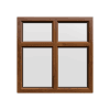 uPVC Window Golden Oak