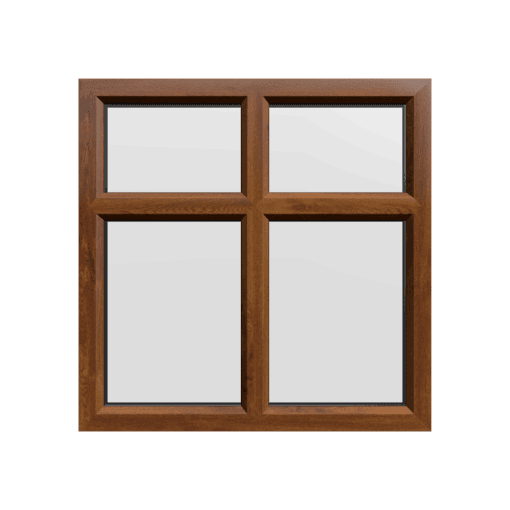 uPVC Window Golden Oak