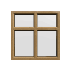 uPVC Window Irish Oak