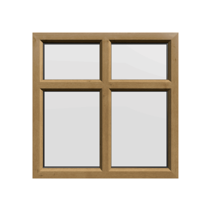 uPVC Window Irish Oak