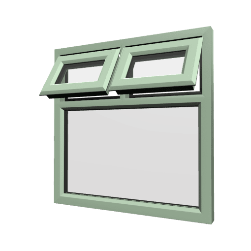 uPVC Window Chartwell Green