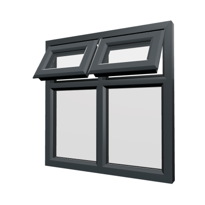 uPVC Window Anthracite Grey