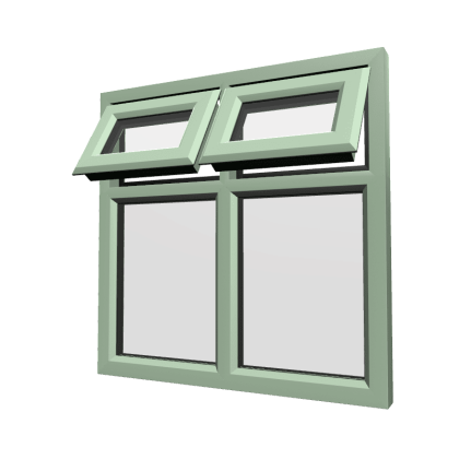 uPVC Window Chartwell Green