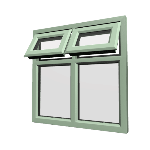 uPVC Window Chartwell Green