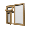 uPVC Window Irish Oak