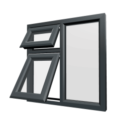 uPVC Window Anthracite Grey