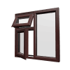 uPVC Window Rosewood Woodgrain