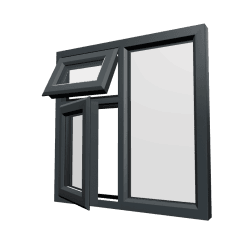 uPVC Window Anthracite Grey