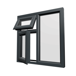 uPVC Window Anthracite Grey