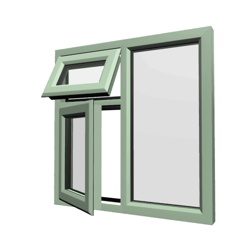 uPVC Window Chartwell Green