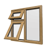 uPVC Window Irish Oak