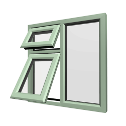 uPVC Window Chartwell Green