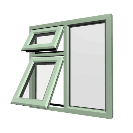 uPVC Window Chartwell Green