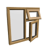 uPVC Window Irish Oak