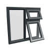uPVC Window Anthracite Grey