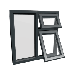 uPVC Window Anthracite Grey