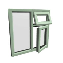 uPVC Window Chartwell Green