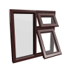 uPVC Window Rosewood Woodgrain