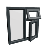 uPVC Window Anthracite Grey