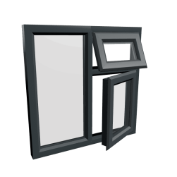 uPVC Window Anthracite Grey