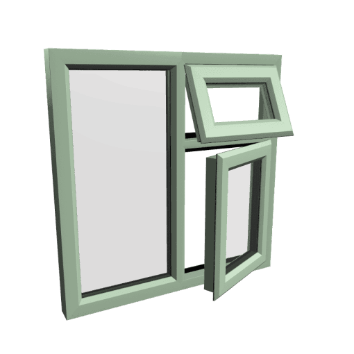 uPVC Window Chartwell Green
