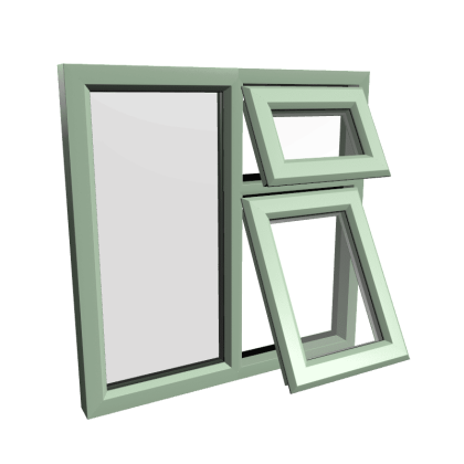 uPVC Window Chartwell Green