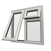 uPVC Window Agate Grey
