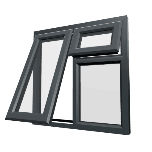 uPVC Window Anthracite Grey