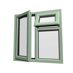 uPVC Window Chartwell Green