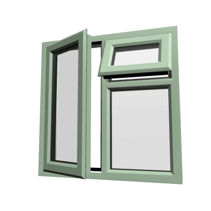 uPVC Window Chartwell Green