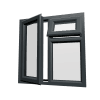 uPVC Window Anthracite Grey