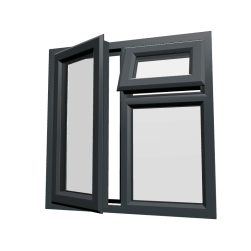 uPVC Window Anthracite Grey
