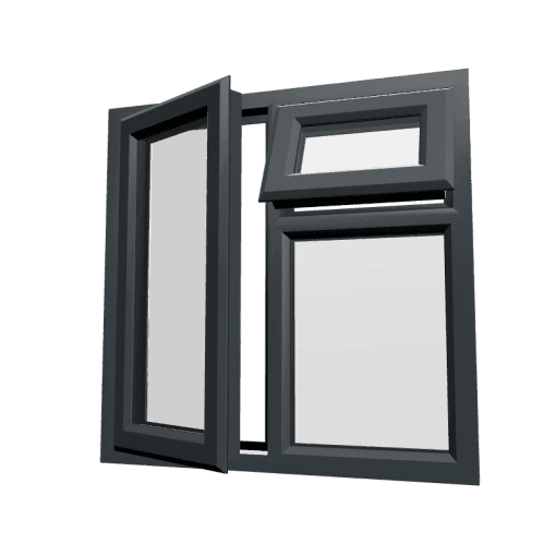 uPVC Window Anthracite Grey
