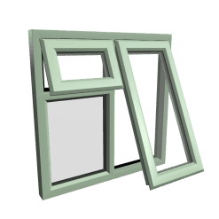 uPVC Window Chartwell Green